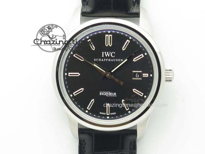MIROTIME 0720 Ingeniuer St.Laurens SS Black Dial MKF 1:1 V2 Best Edition On Black Leather Strap A Functional 7351